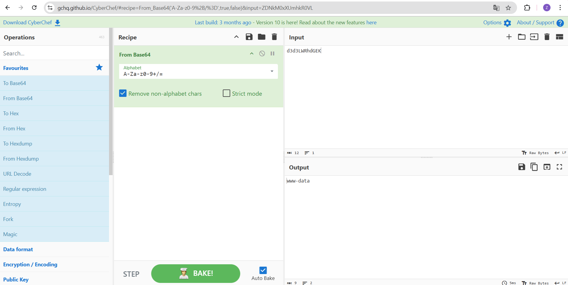 Decode Command Output